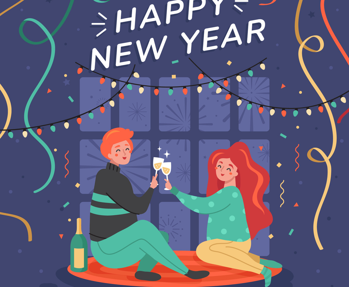Stay at Home New Year Celebration