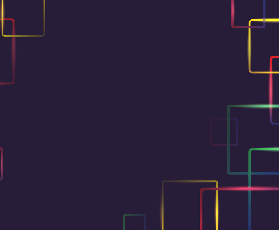 Geometric Black Background with Neon Accent