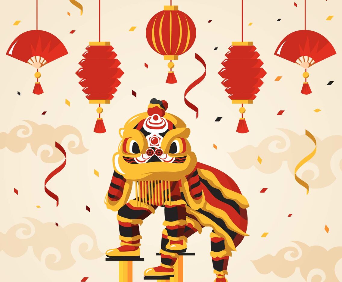 Chinese New Year Lion Dance