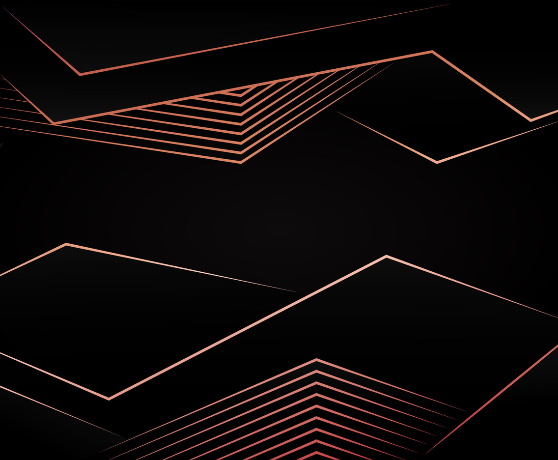 Abstarct Polygonal Dark Background with Rose Gold Shade