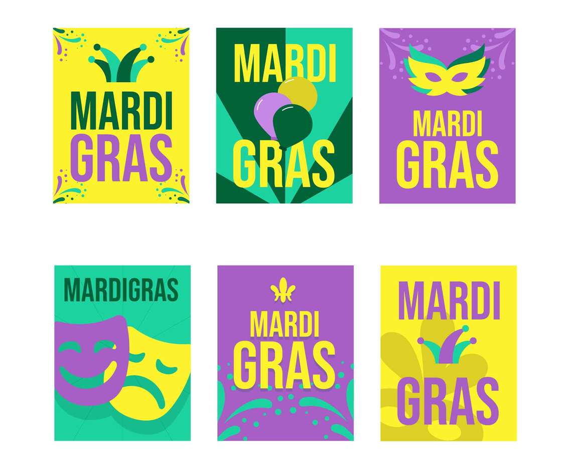 Mardi Gras Festival Sticker