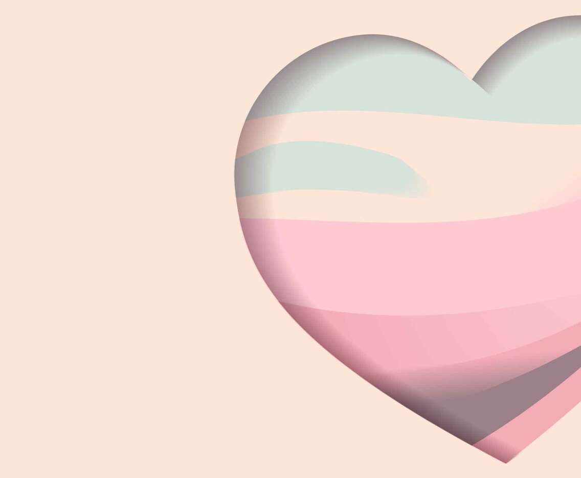 Paper Love Isolation Abstract Background