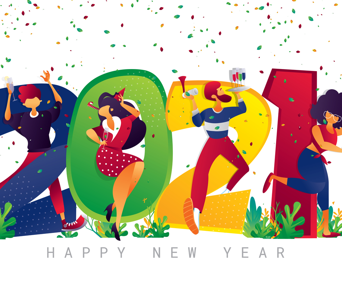 Celebrating Happy New Year 2021