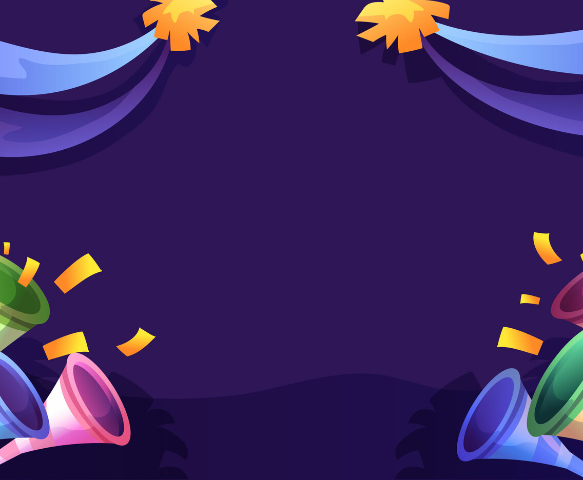 New Year Trumpet Background