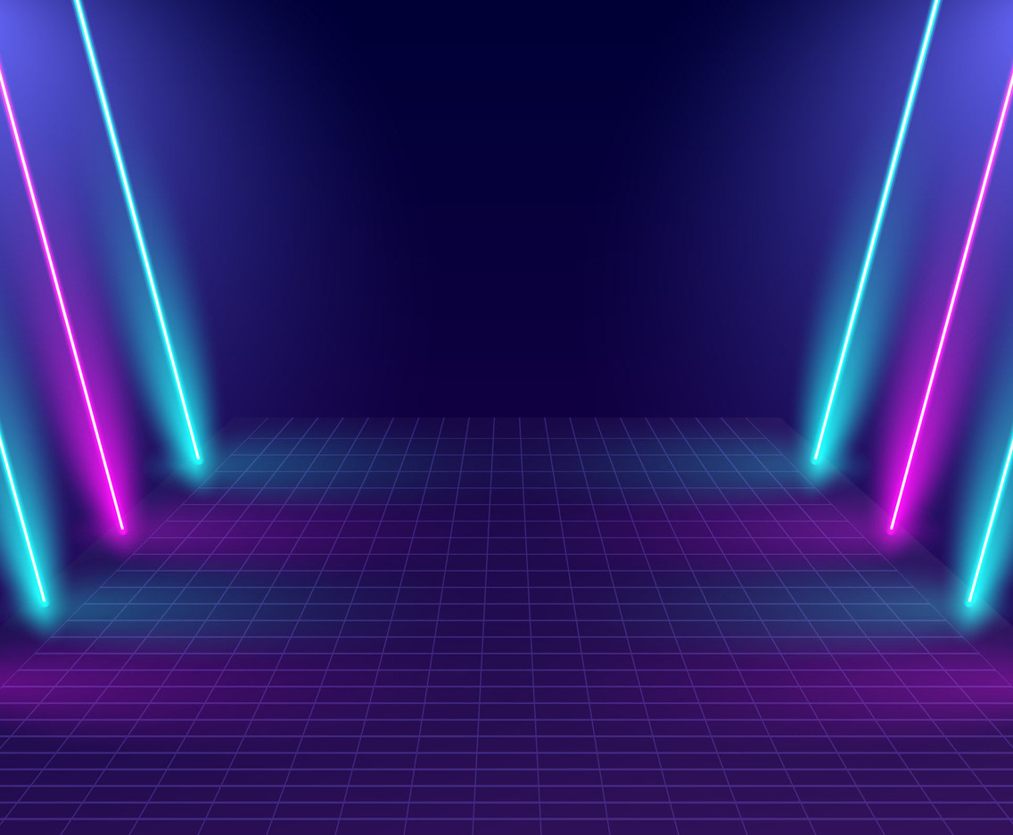 Neon Light Gate Background
