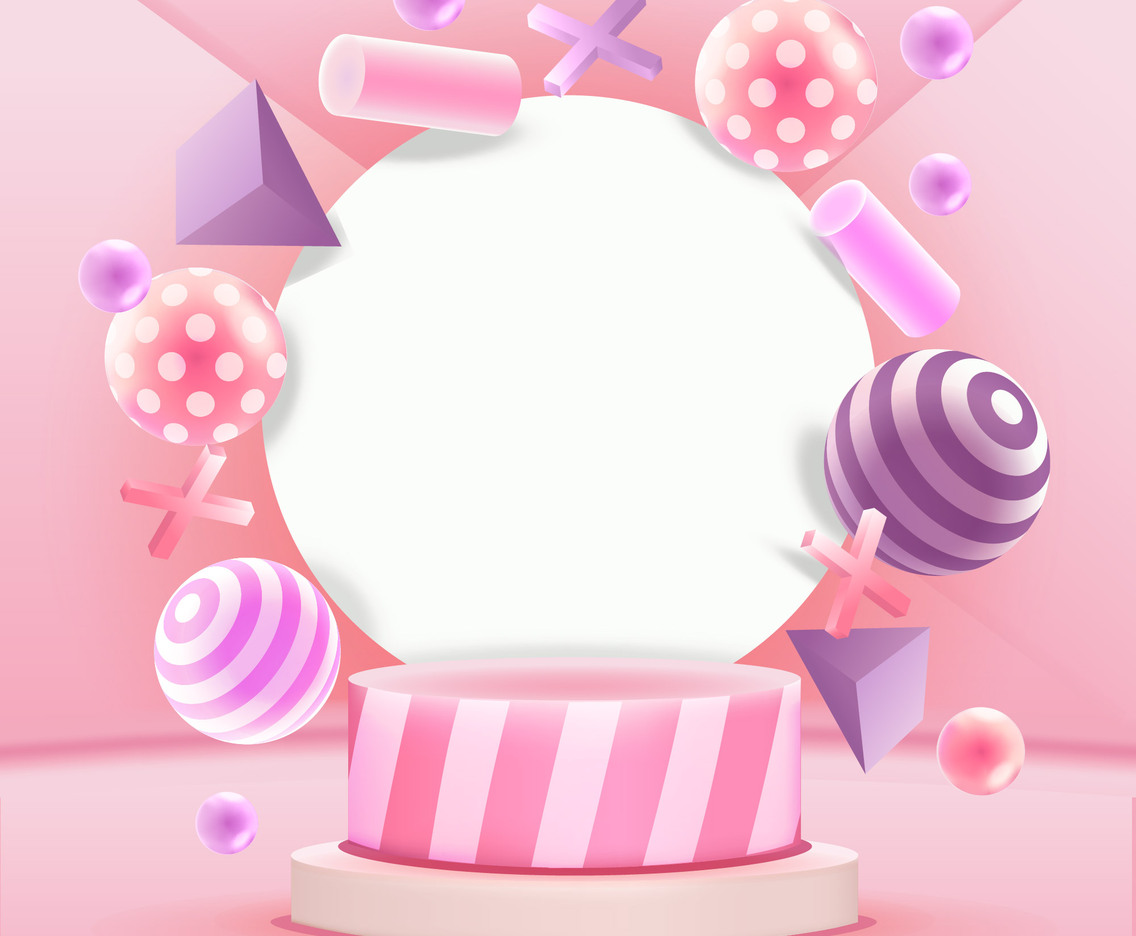 Geometric 3D Background