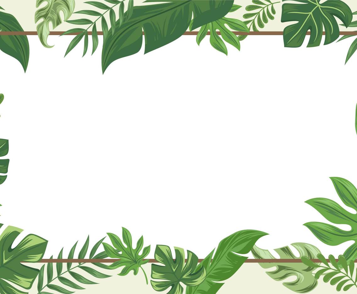 Floral Background Frame