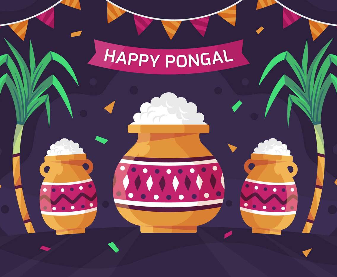 Pongal Celebration Day Background