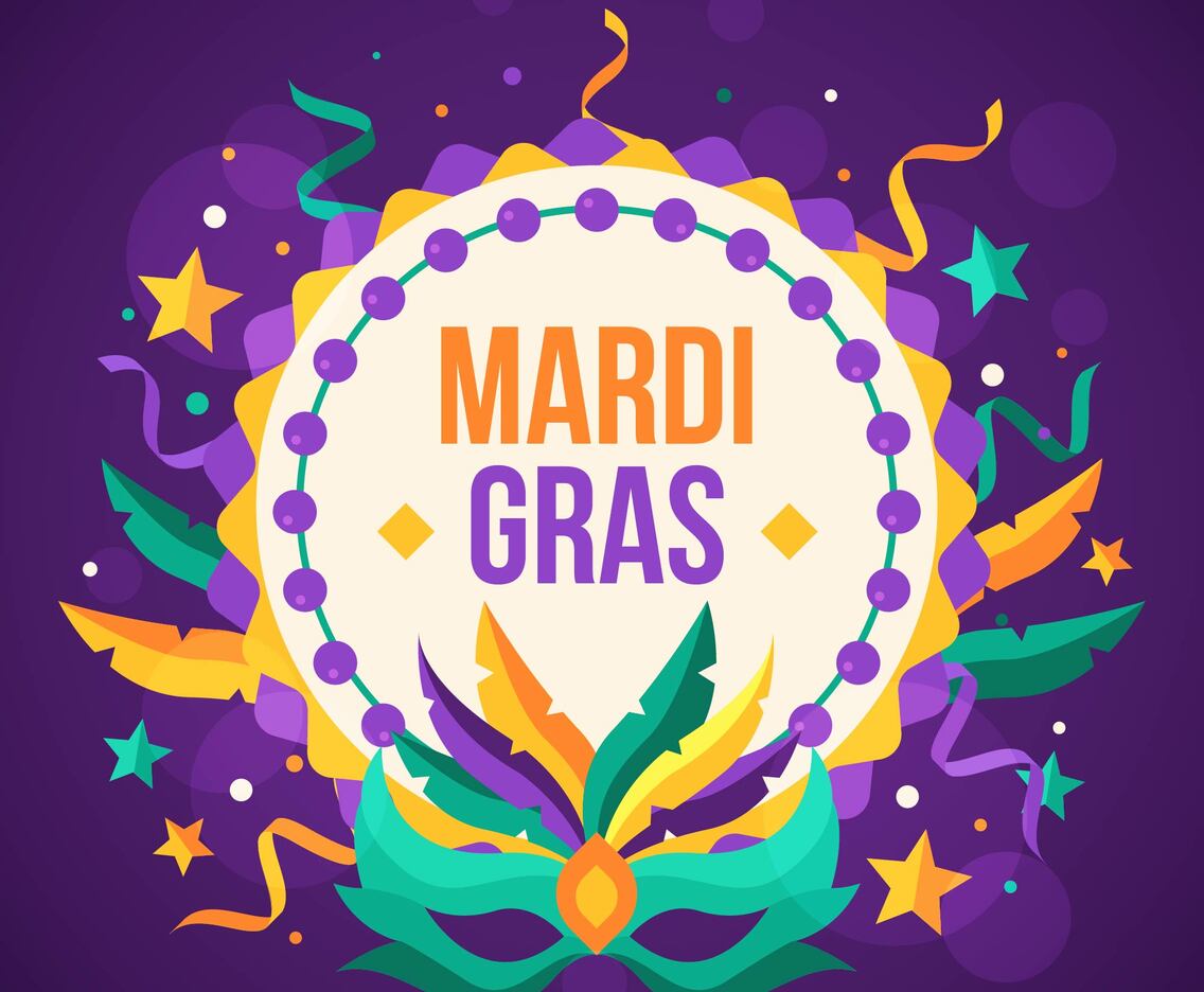 Mardi Gras Party Background
