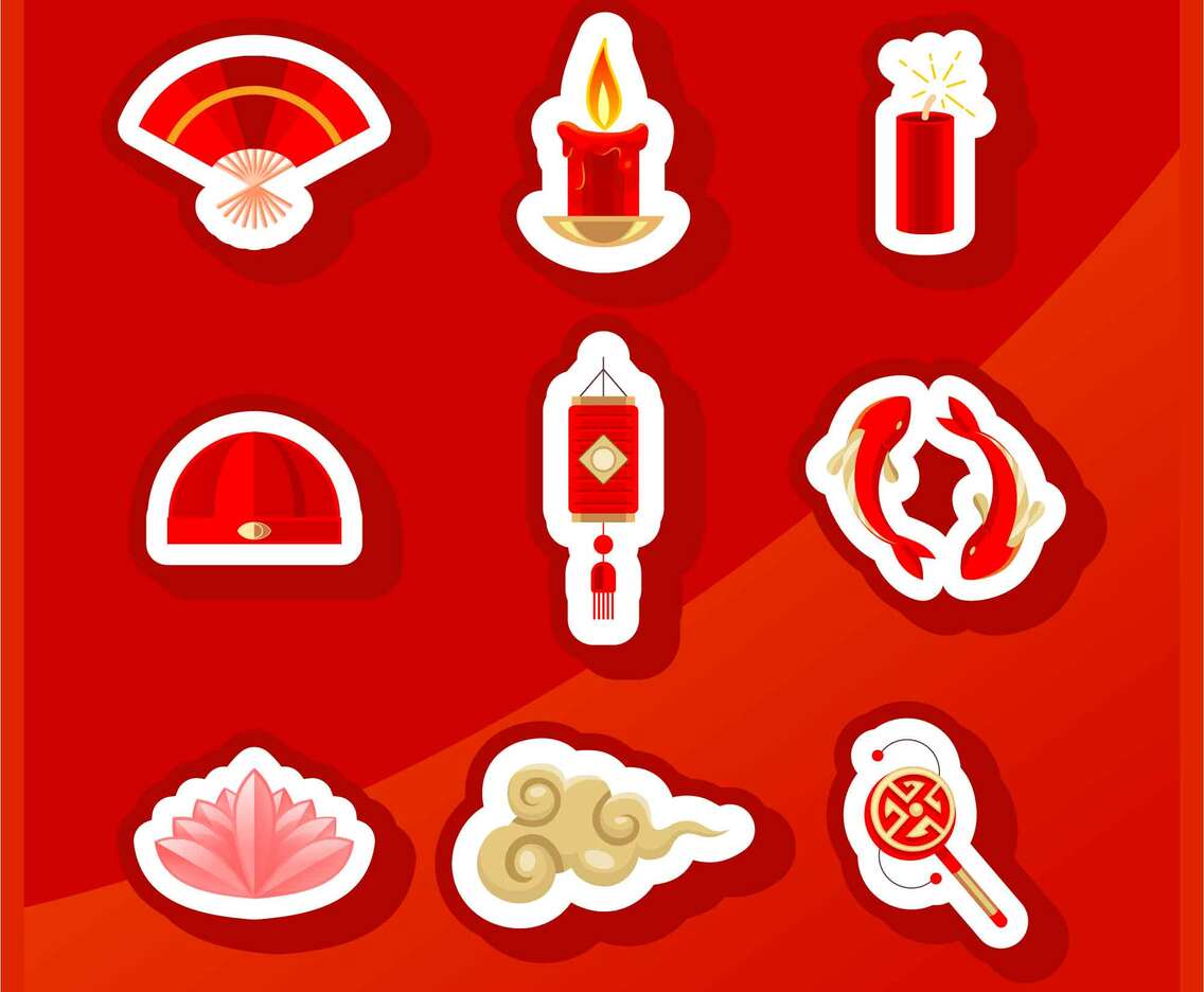 Chinese New Year Festivy Sticker