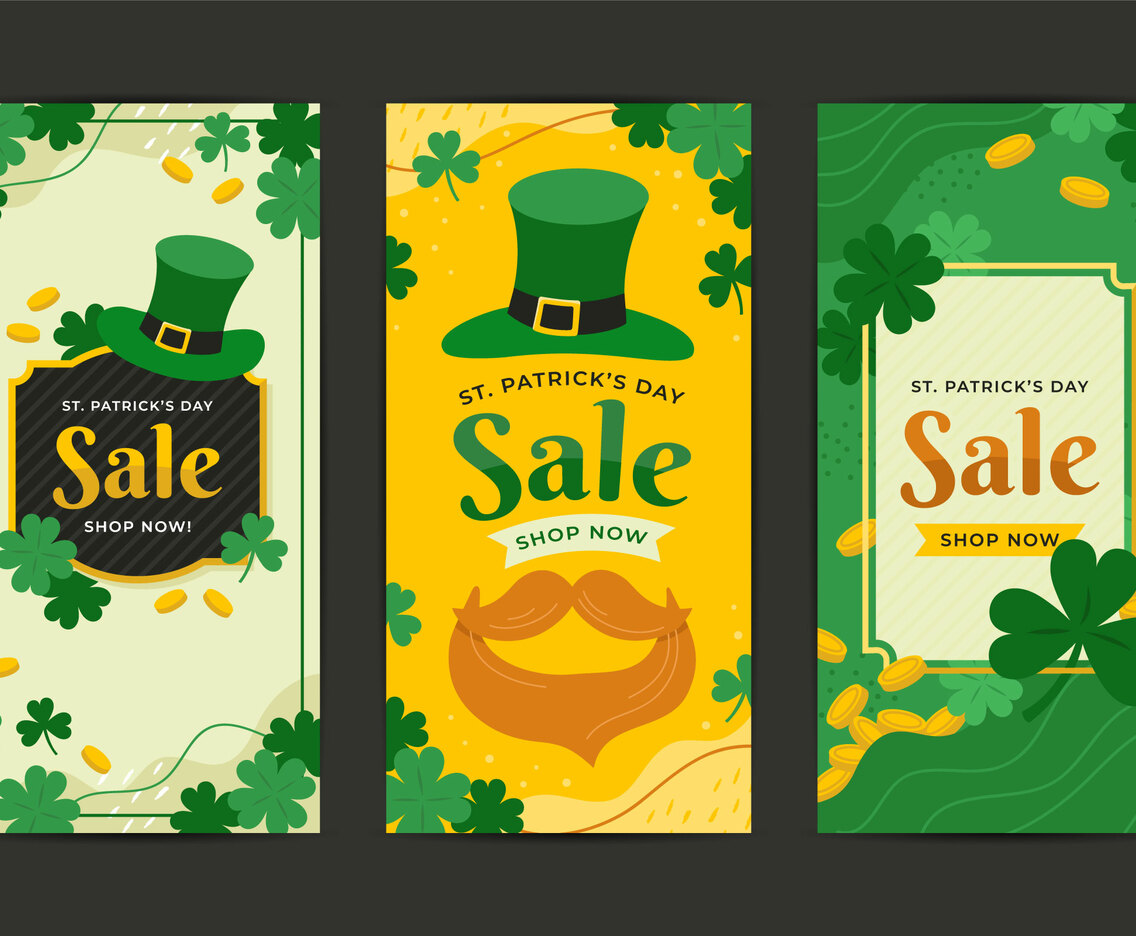 St Patrick's Day Sale Banner