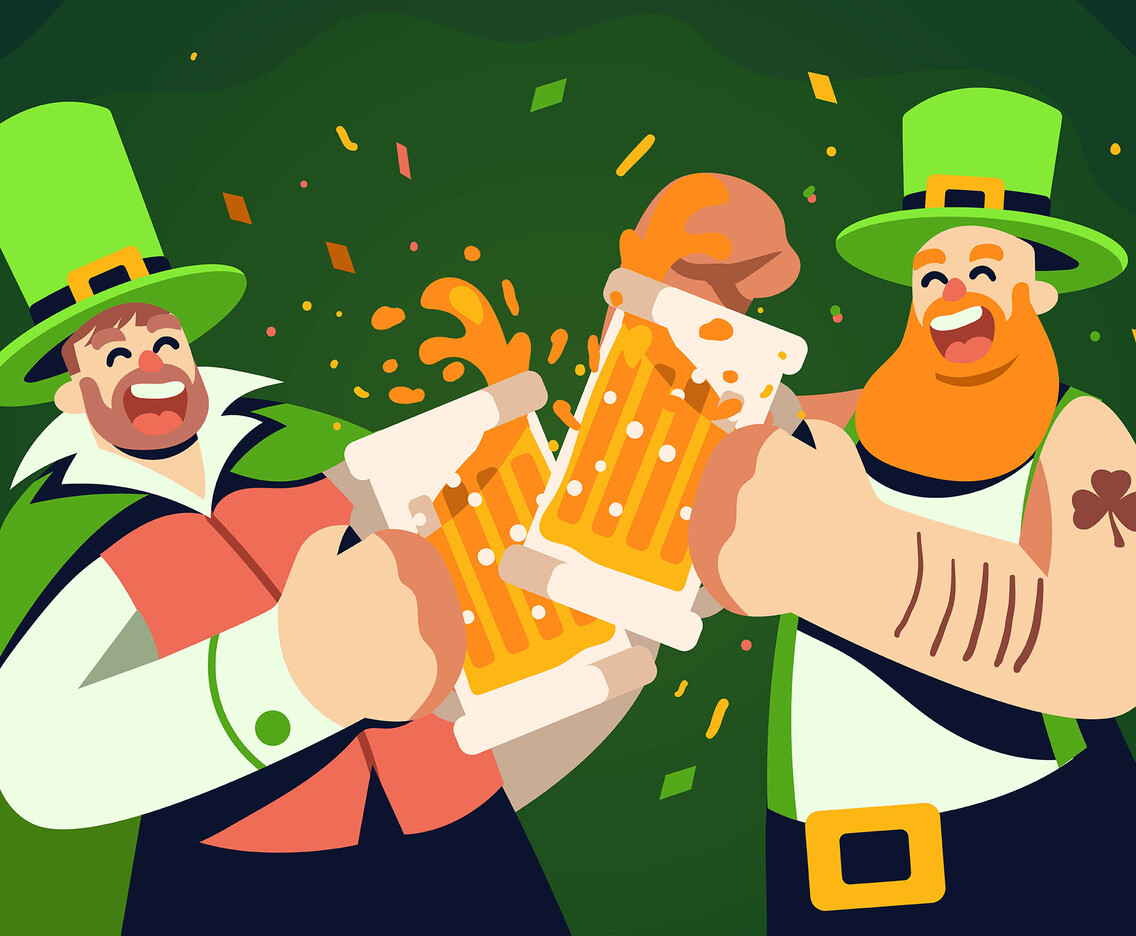 Big Brothers Cheers for St. Patrick's Day
