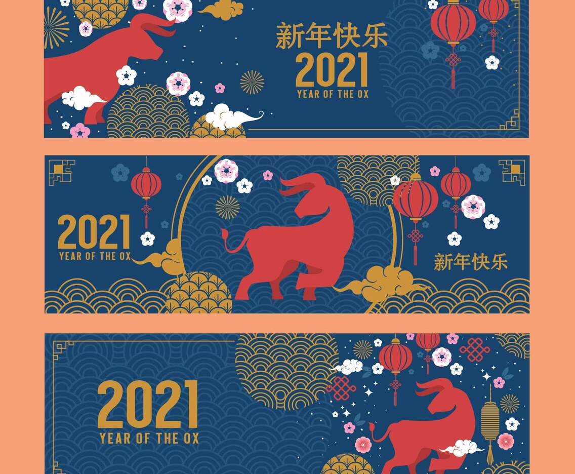 Golden Ox with Blue Ambience