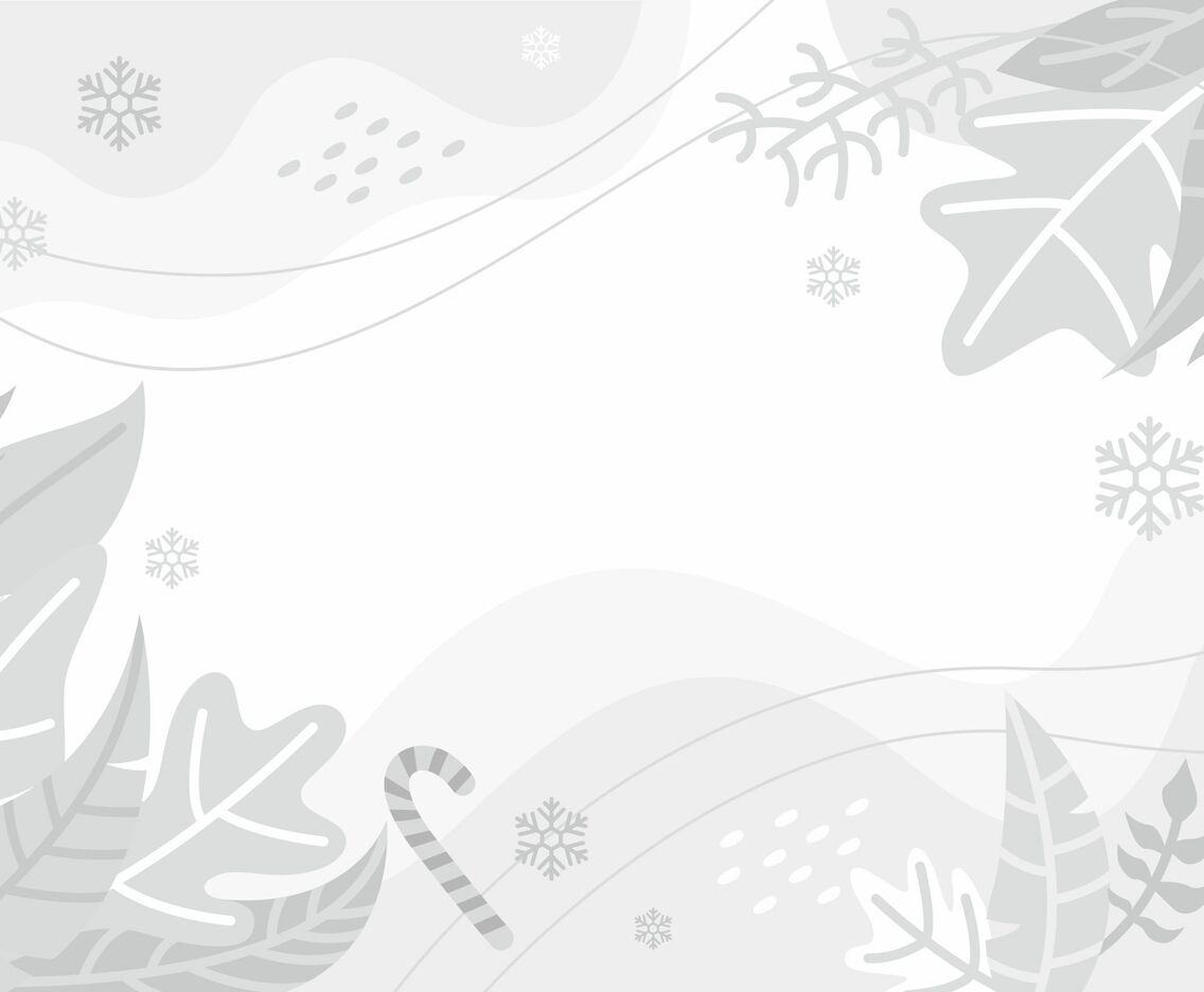 White Background with Winter Concept