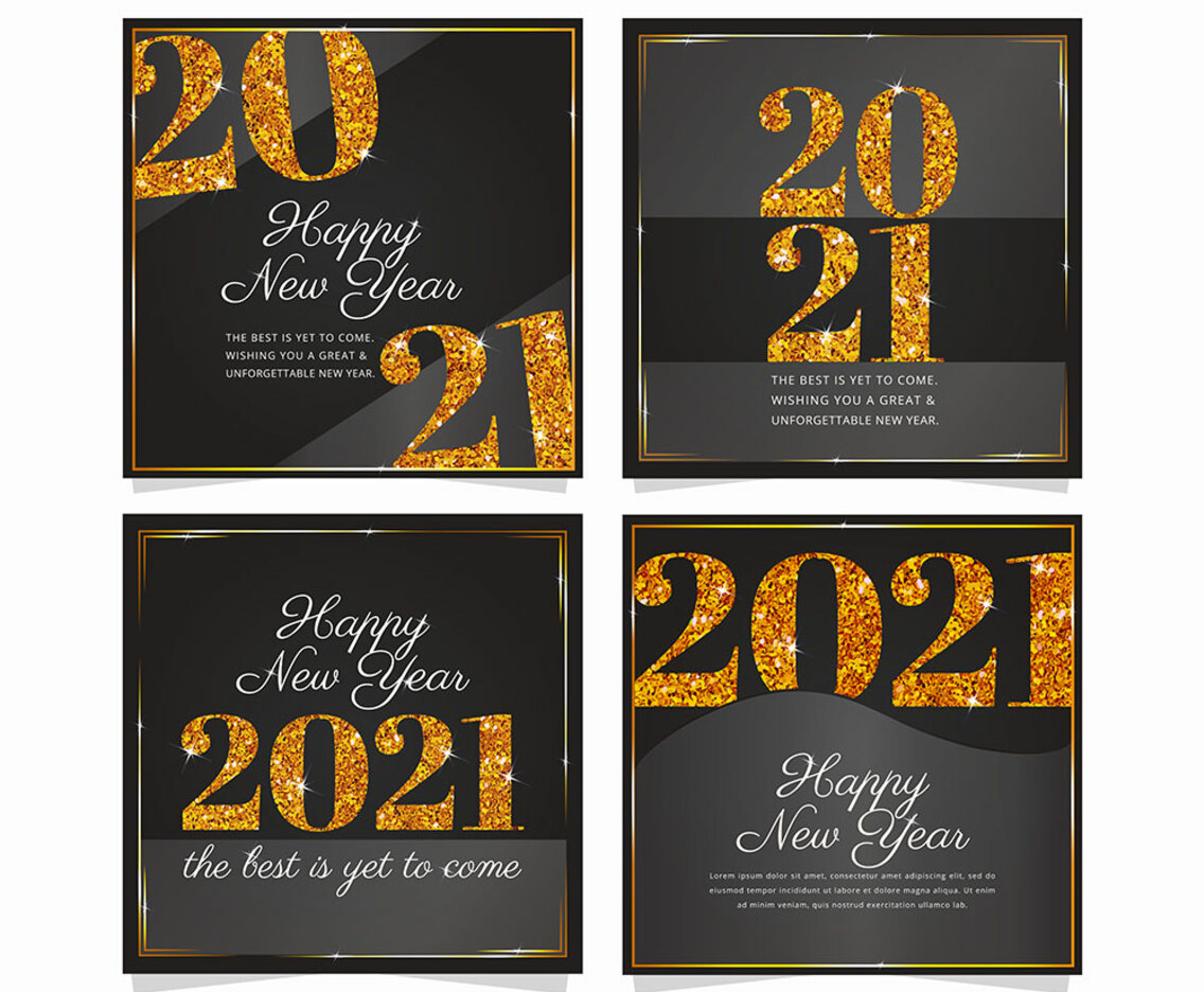 New Year Greeting Cards