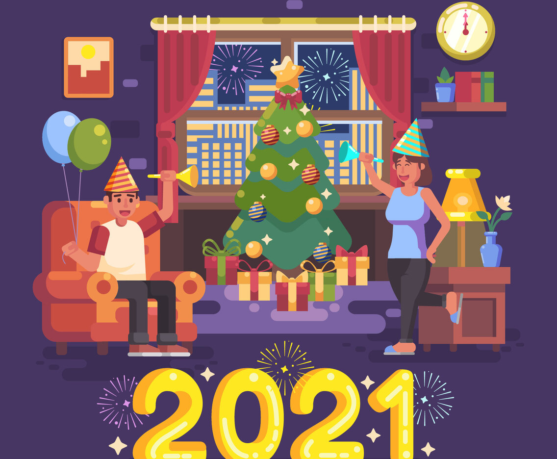 Happy New Year illustration