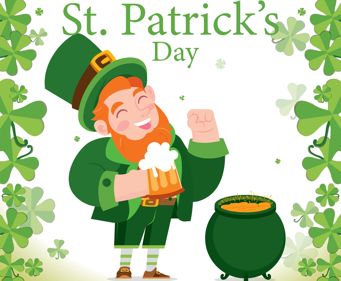 St Patrick's Day Background Concept