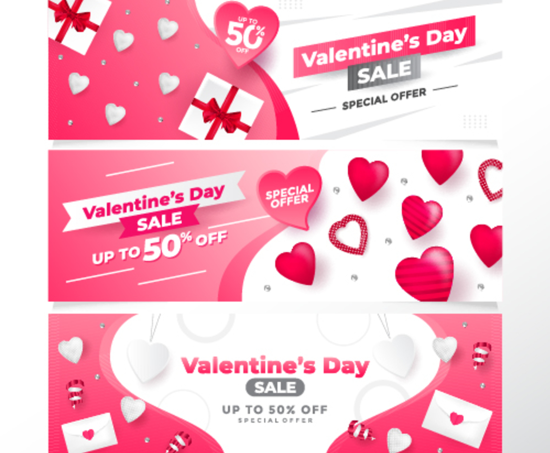 Collection Valentine's Banner