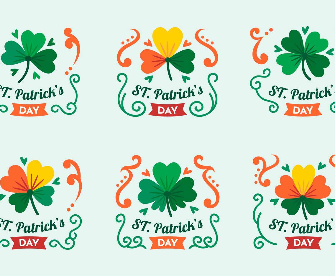 St. patrick's day badge colections