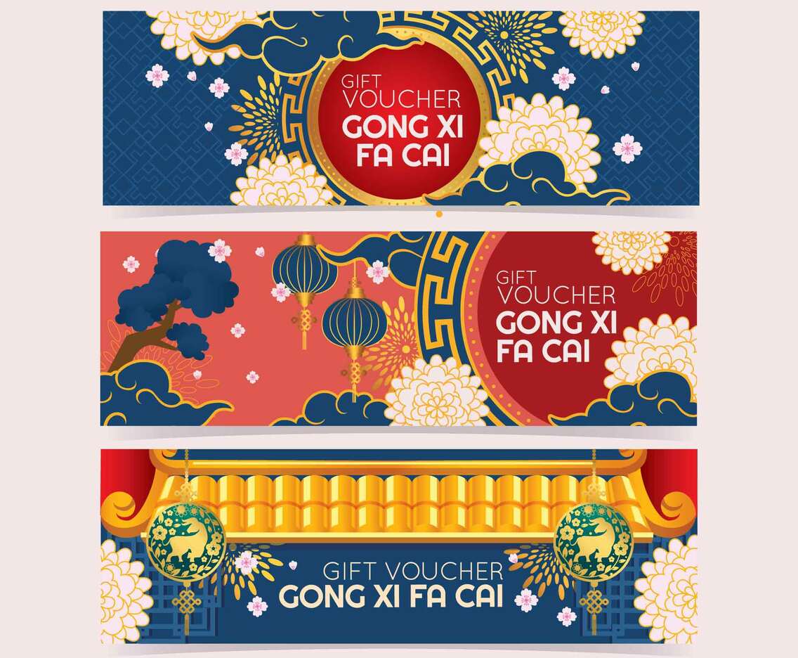 Gift Voucher for Chinese New Year Celebration