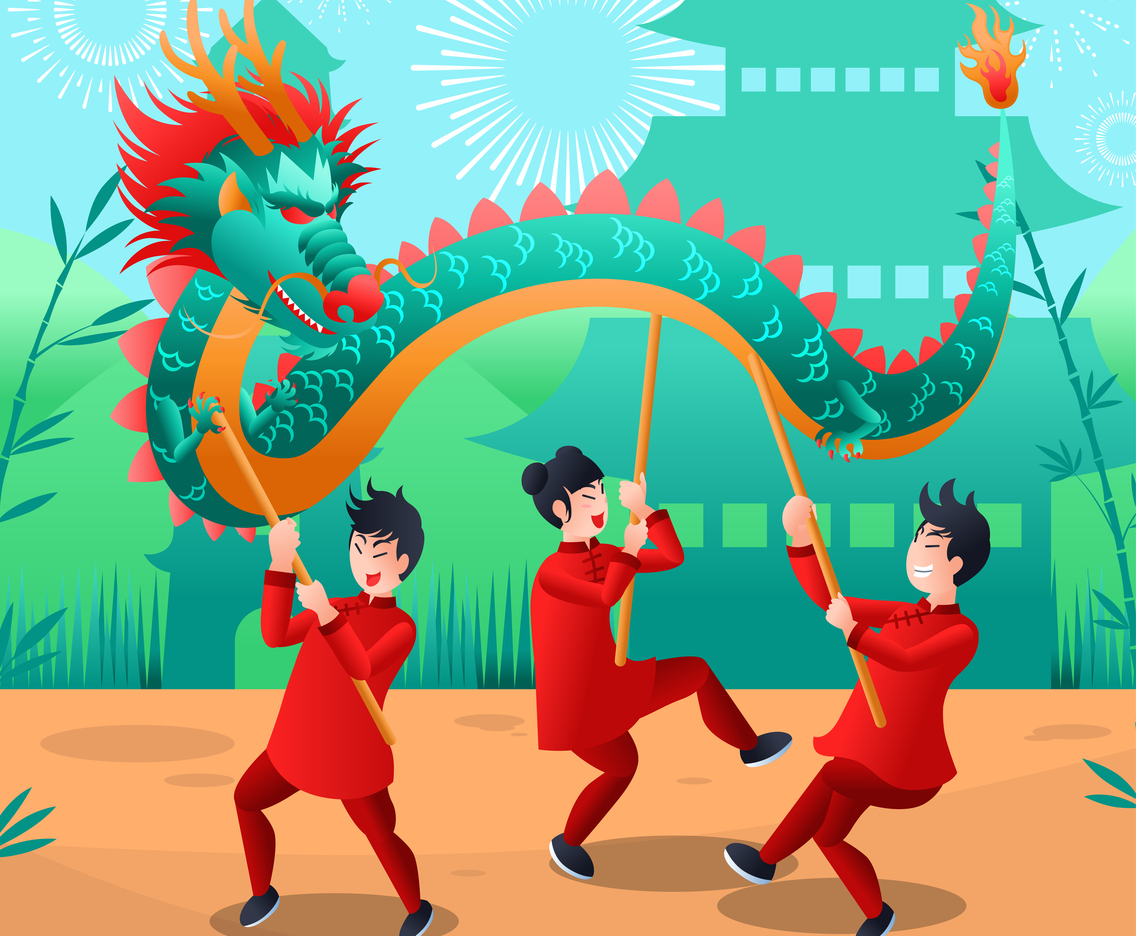 Chinese New Year Dragon Dance Festival