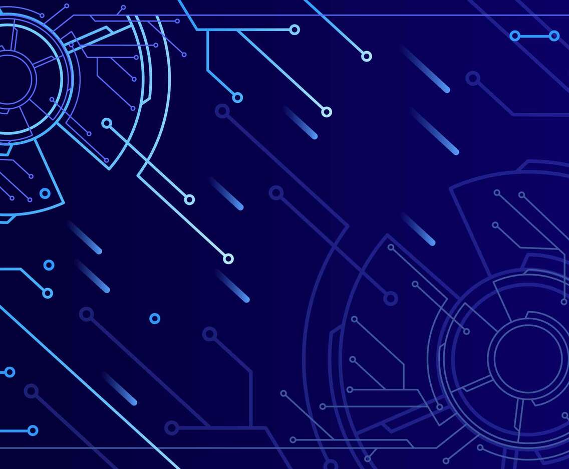 Dark Blue Techno Background