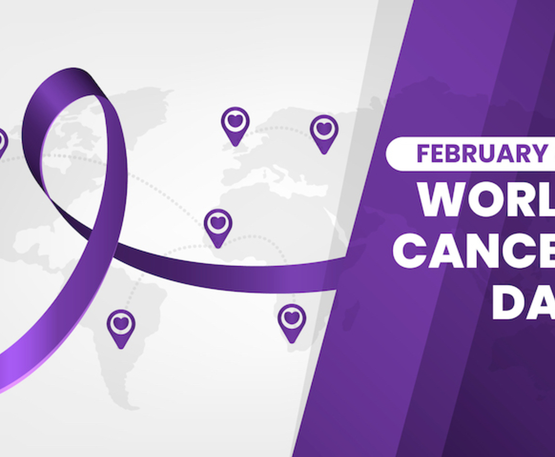 Simple Modern World Cancer Day