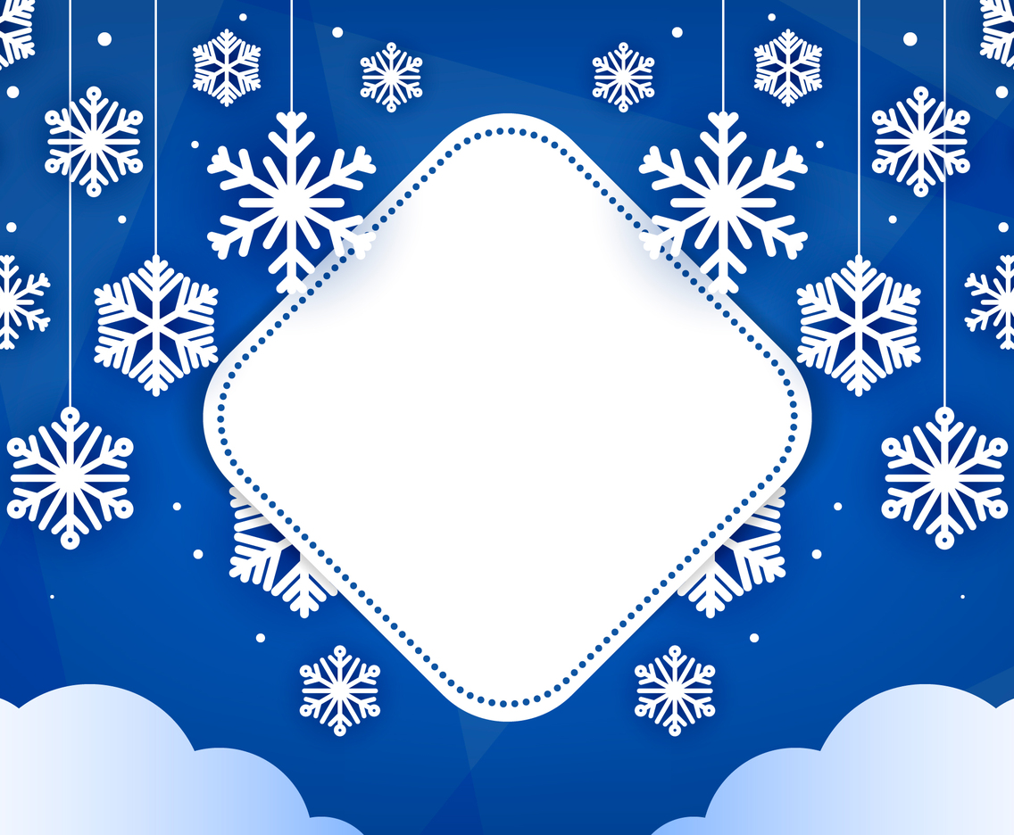 Hanging Nature Snowflakes Paper Style