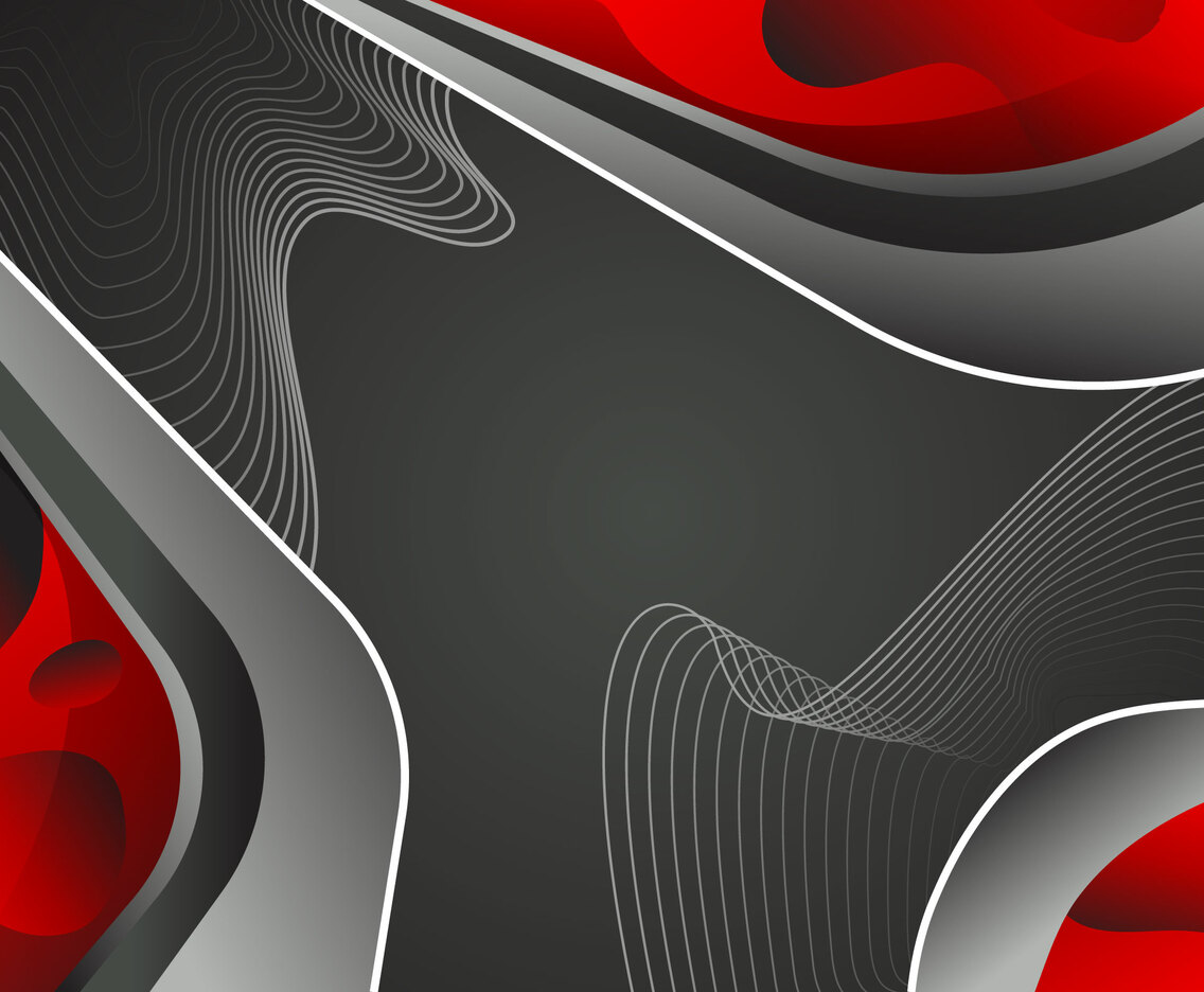 Red and Grey Wave Background