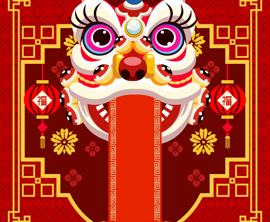 Festivity Background for Chinese New Year Event