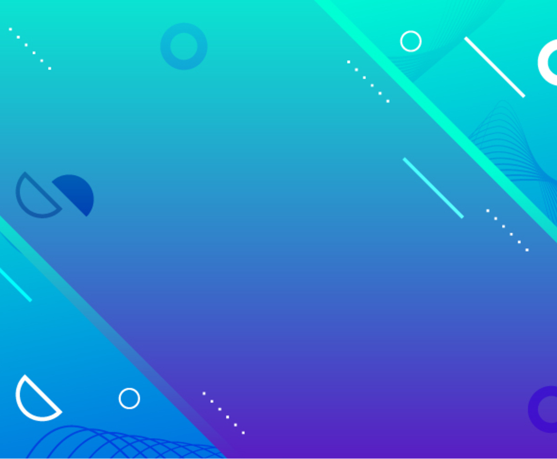 Geometric Wave with Blue Diagonal