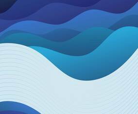 Geometric Blue Wave Background