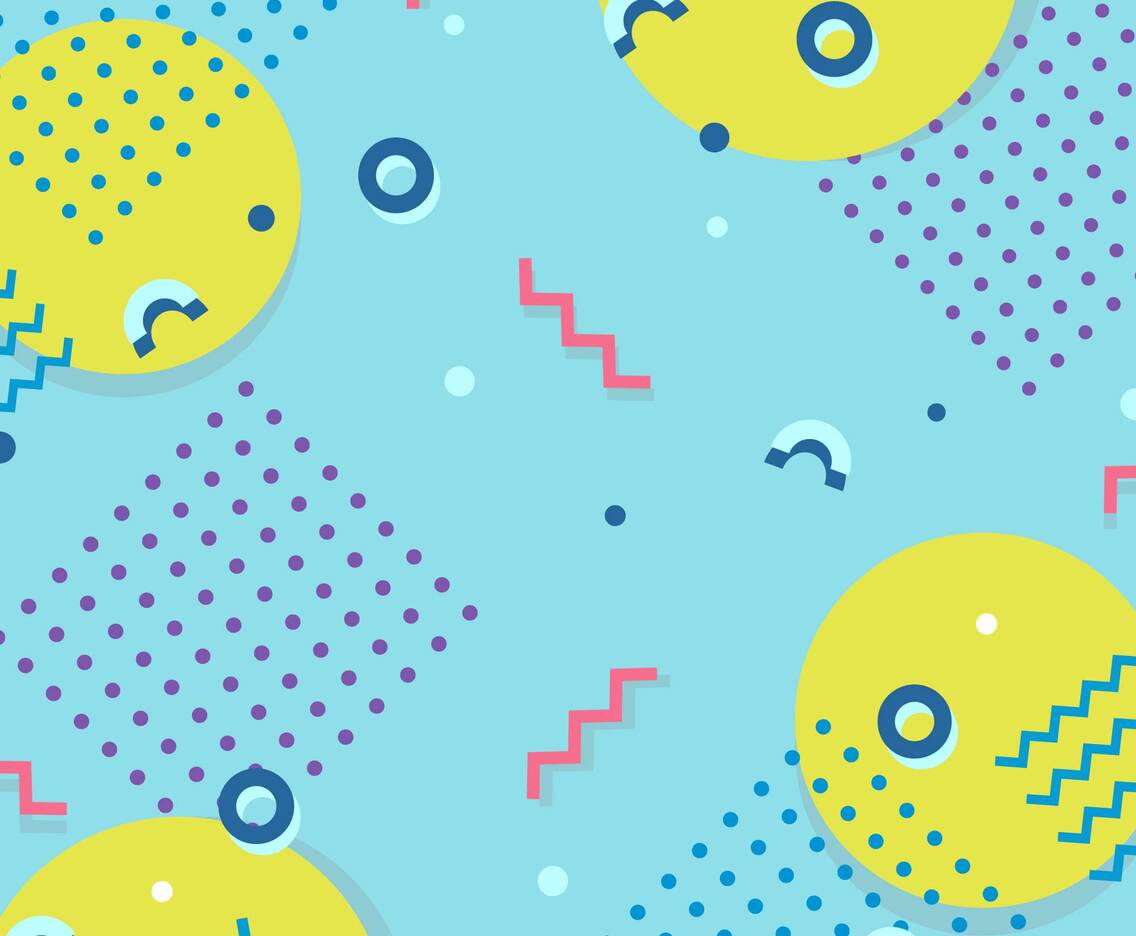 Geometric Memphis Background