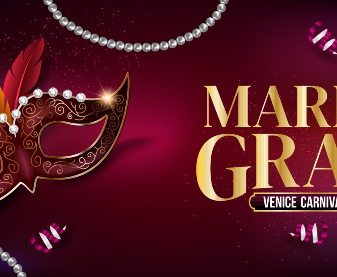 Mardi Gras Mask Background