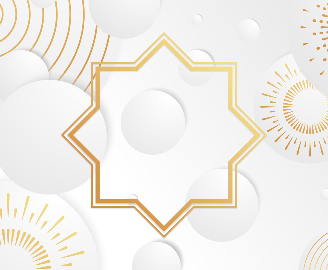White Elegant and Luxurious Background With Rounded Shapes