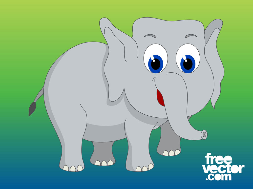 Cartoon Elephant Graphics