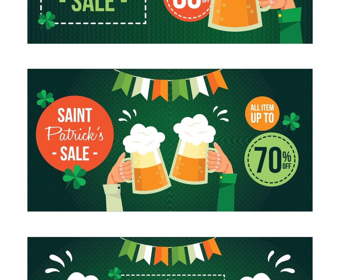 Saint Patrick's Sale Marketing Event