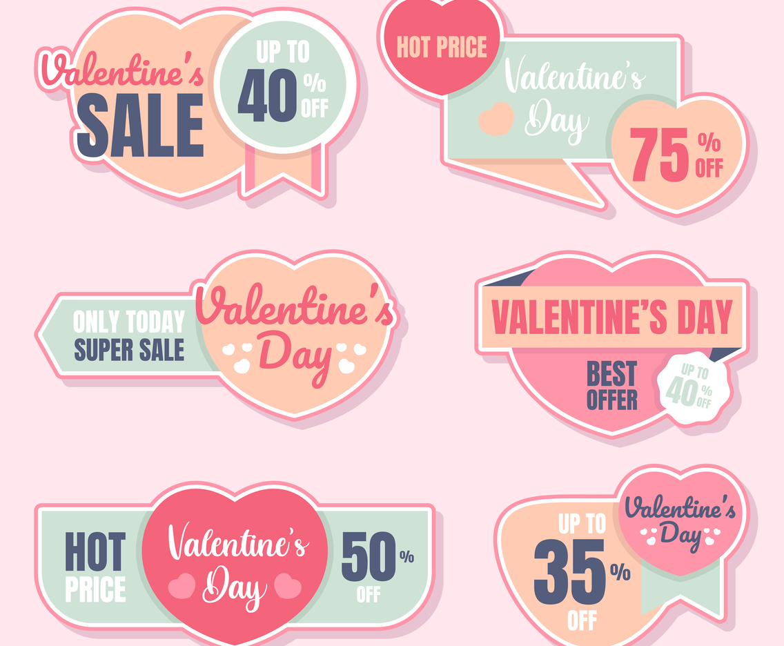 Valentine's Day Sale Sticker