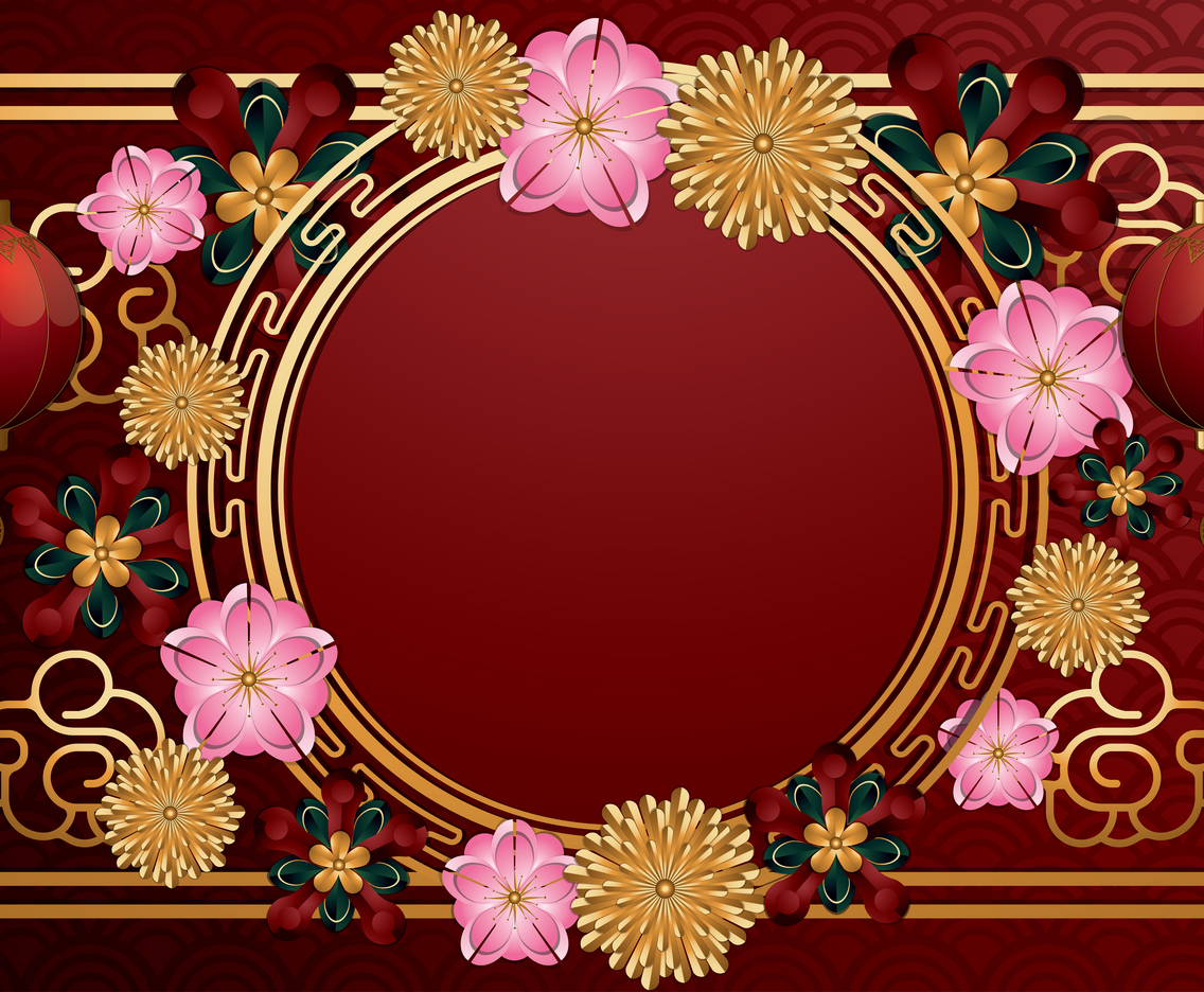 Happy Chinese New Year Background Concept