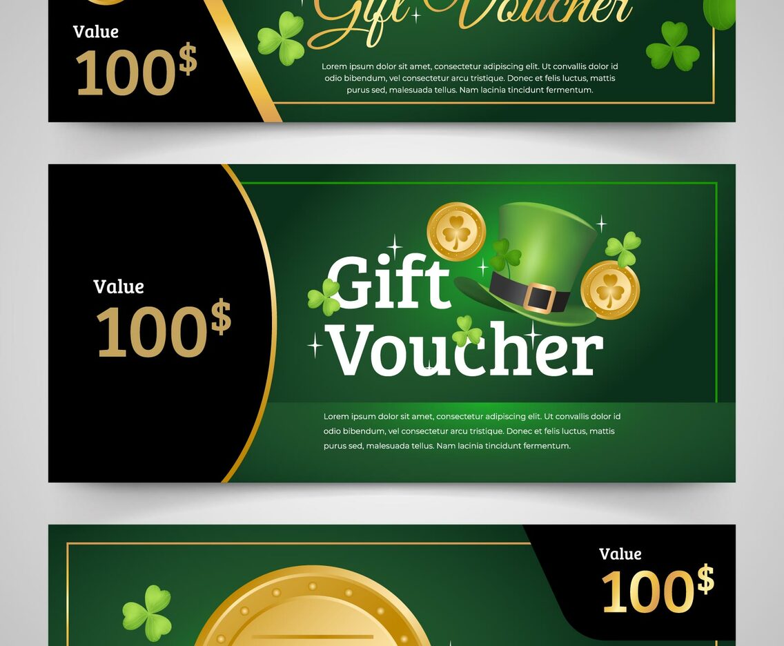 St. Patrick's Day Gift Vouchers