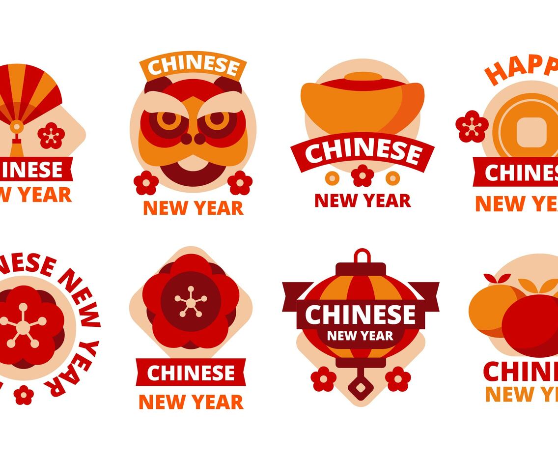 Chinese New Year Label