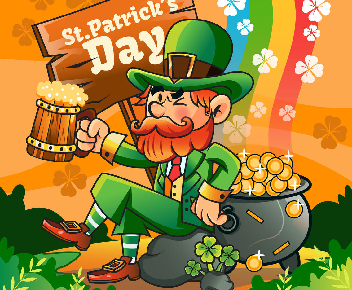 Enjoying Day of Leprechaun