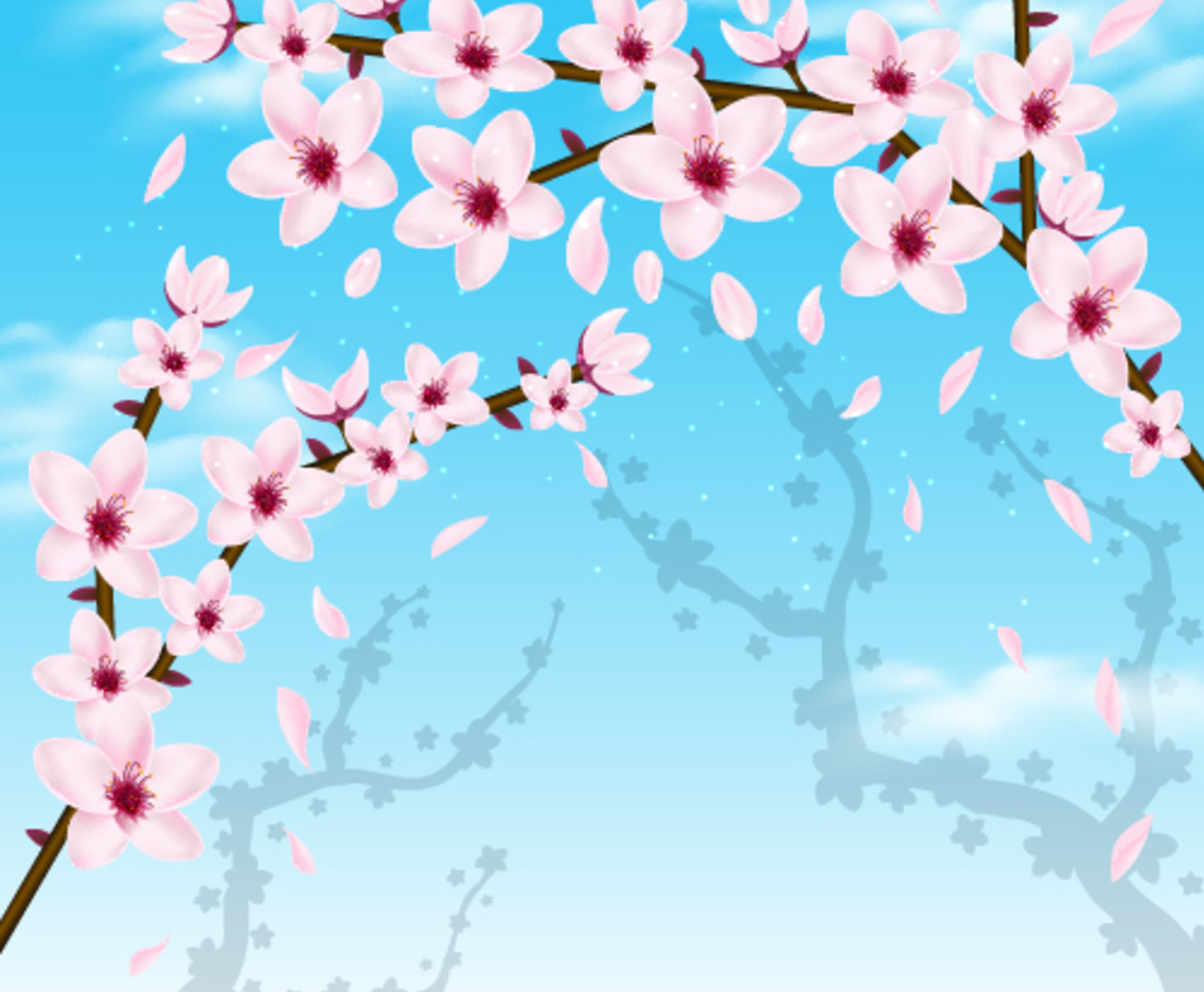 Cherry Blossom Realistic Wallpaper