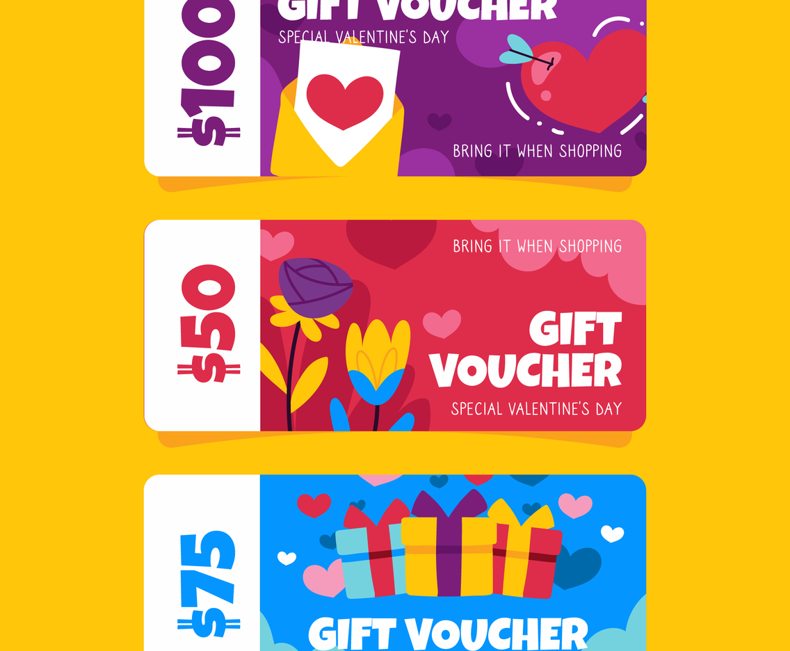 Valentine's Day Voucher Set