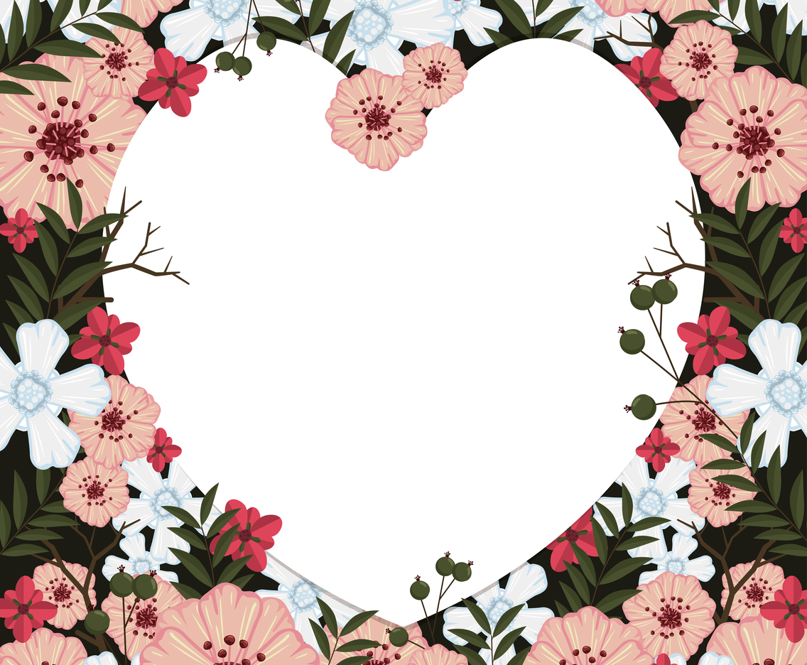 Flower Valentine Background Concept