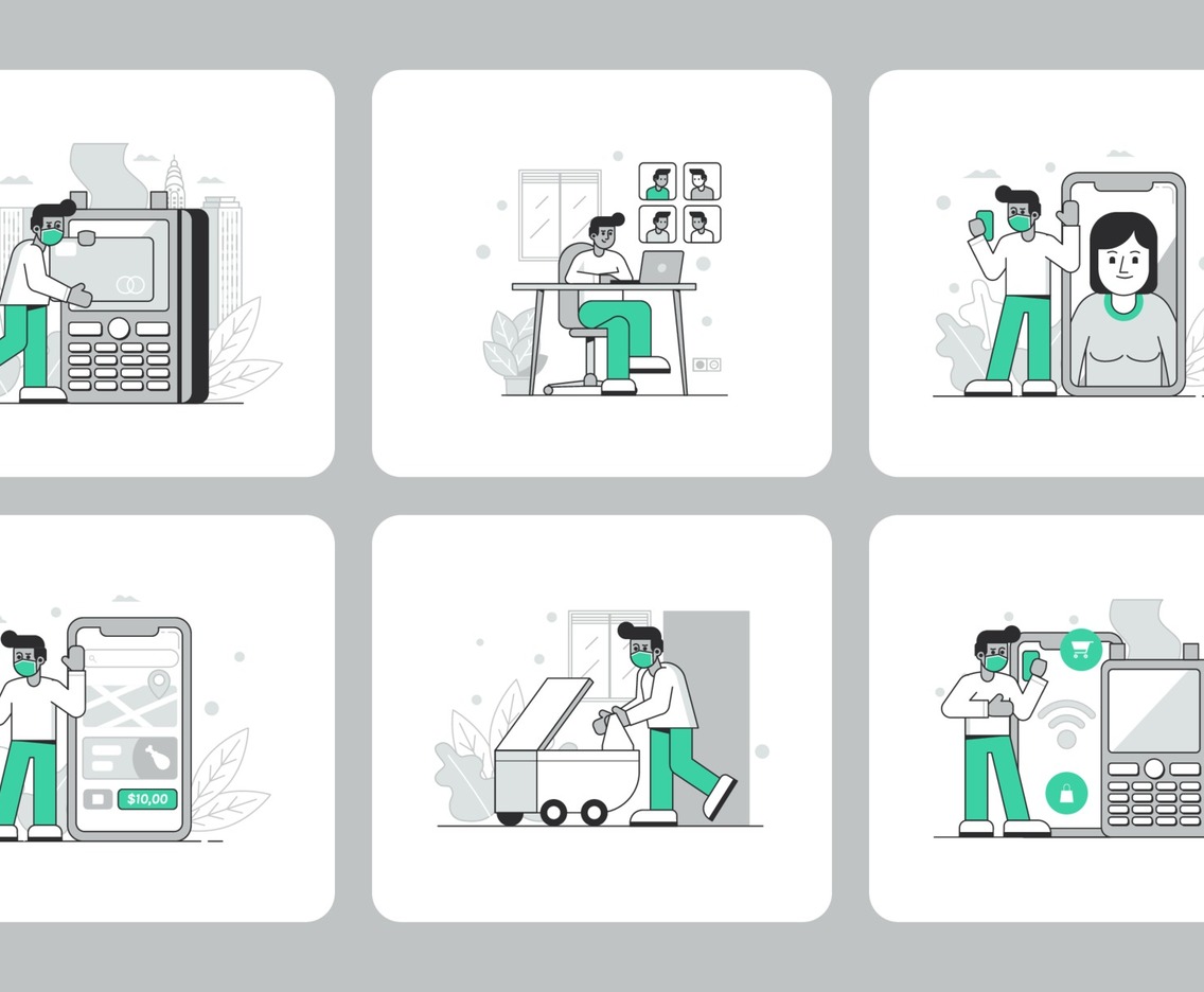 Untact Lifestyle Concept for New Normal Protocol