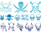 Skulls Graphics Set