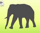 Vector Elephant Silhouette Graphics