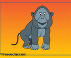 Cartoon Gorilla Graphics