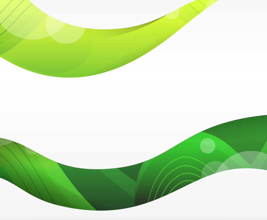 Dynamic Astract Shape with Green Background